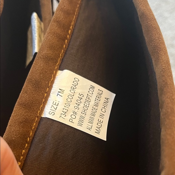 Hot Cakes Brown Fringe Moccasins - Picture 6 of 6